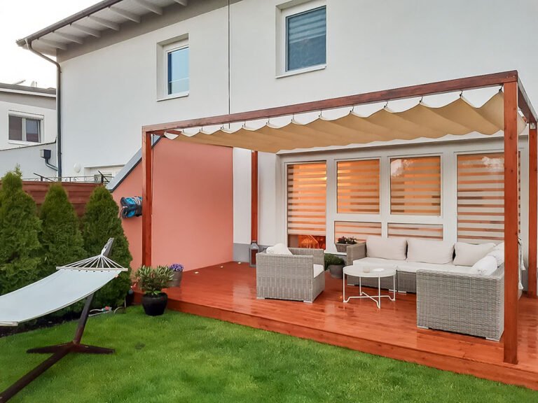 Roleta rzymska pozioma