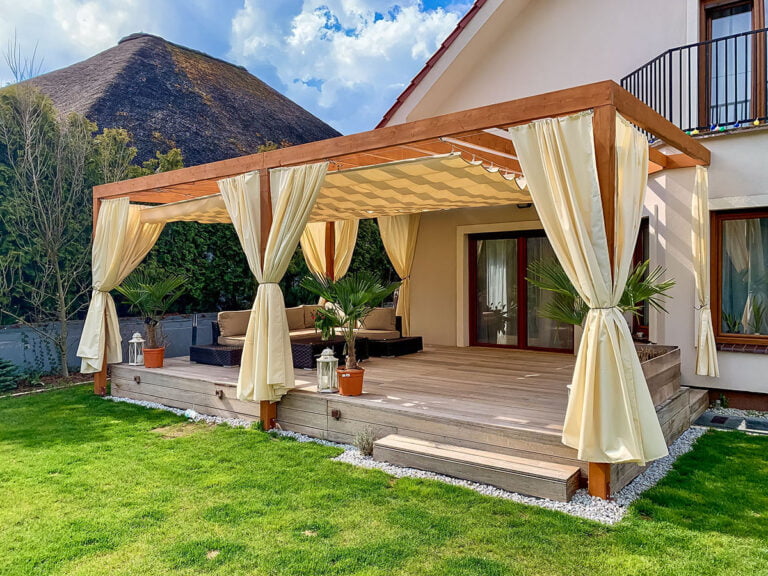 Zasłona tarasowa wodoodporna