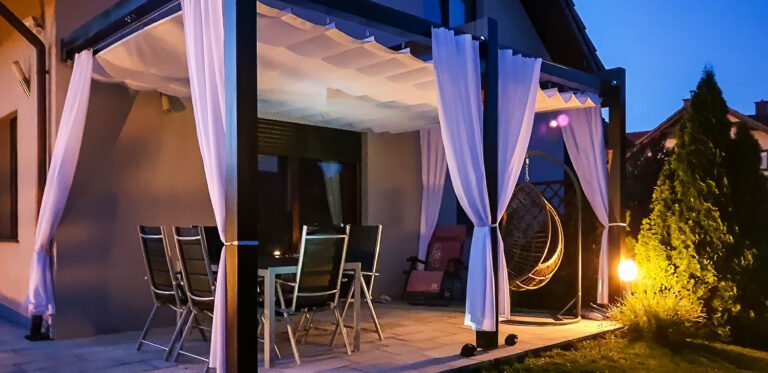 Zasłona tarasowa wodoodporna